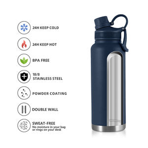 Premium Outdoor 40oz Travel Hot Cold Botella de agua aislada con logotipo personalizado - Product Image 2