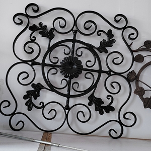 Großhandel Schmiedeeisen Zier rosetten für Zäune Garten dekorationen im Freien - Product Image 1