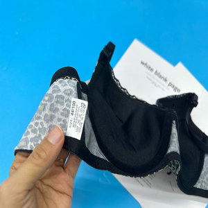 1,3 dólar modelo YWB083 tamaño 38-44C venta al por mayor estampado de leopardo doble espuma Sexy chicas adolescentes en sujetadores imágenes de mujeres <span class=keywords><strong>sin</strong></span> <span class=keywords><strong>sujetador</strong></span> - Product Image 6