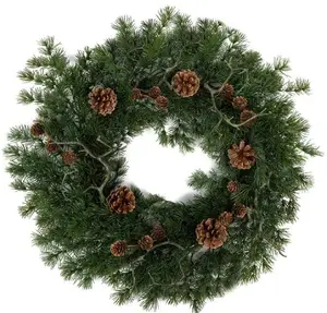 Christmas Decoration Wreaths Christmas Wholesale Flowers Wreaths Supplies Christmas Tree Ornaments Wreath