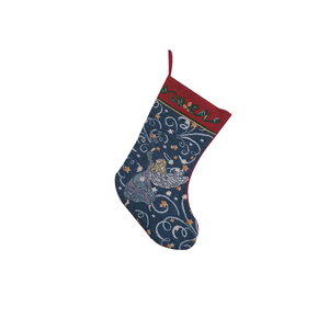 Tapiz tejido jacquard con logo personalizado, calidad perfecta, calcetín de Navidad - Product Image 2