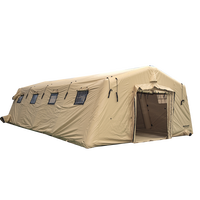 Tente de secours familiale de grande taille, ventilée, confortable, en PVC, pour l'hiver, la chaleur, la survie en cas d'urgence