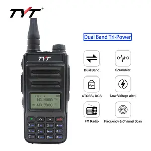 TYT TH-UV88对讲机双频5w加扰器VOX调频收发器无线电tyt th-uv88甚高频136-174兆赫和超高频400-480兆赫