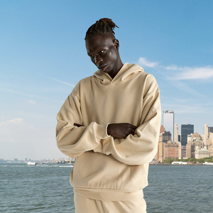 Sweats à capuche personnalisés du fabricant OEM, pull lavé avec logo, brodé pour impression bouffante, recadrée, body surdimensionné, adapté au streetwear - Product Image 4