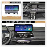 Cadre de voiture Offre Spéciale en usine pour FIT/JAZZ 2021-2022 10.25 /12.3 pouces Radio stéréo Audio lecteur DVD panneau adaptateur cadre