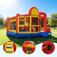 Château gonflable avec toboggan à prix abordable, châteaux gonflables d'intérieur, château de saut abordable pour enfants et adultes