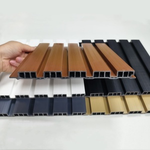 Panneaux de clôture 3D en PVC enduit ASA WPC imperméables pour jardin, revêtement mural extérieur pour maisons avec couverture supérieure et latérale - Product Image 6