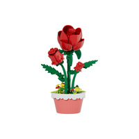 Blocs de construction Nano Bricks, Micro Bouquet de fleurs éternelles, Rose, Tournesol, Plante en pot, Ornement, Jouet d'assemblage, Cadeau
