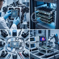 Lierxin LEX-HRBOT-CHEST Robot Humanoide Multicapa (10-16 Capas) con HDI, Controlador Principal de Computación de IA, PCBA y NPU SoM Personalizado