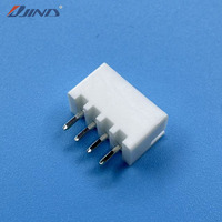 Conector SMT de 4 pines y paso de 2.5mm para PCB - Conector de cabezal de nailon 66 UL94-V0 de latón XH-4A para conexión de cable a placa/cable a cable