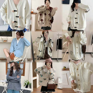 Cárdigan Largo de Punto para Mujer con Bolsillos, Estilo Casual, Holgado, Suave, de Algodón, Ligero y Delgado - Product Image 4