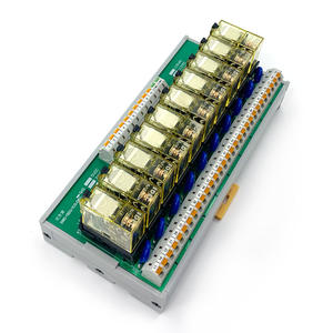 Shimaide 10-Way 1-on-오프라인 인라인 릴레이 모듈 24VDC 전원 릴레이 10DO-1CO-DRY-T/T 2 암페어 이상 - Product Image 1