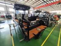 Bateau de croisière sportive en aluminium de 21 pieds (6 m), bateau à moteur de pêche rapide Profisher à vendre