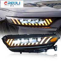 Phares LED de voiture CREULI style RS7 pour Honda Accord 11e génération 2023-2025, projecteur DRL, accessoires automobiles