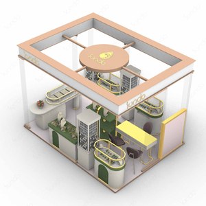 Vitrine de vitrine de montre de marque Designer Collection vitrine de kiosque de magasin de détail intelligent avec serrure et tiroirs - Product Image 3