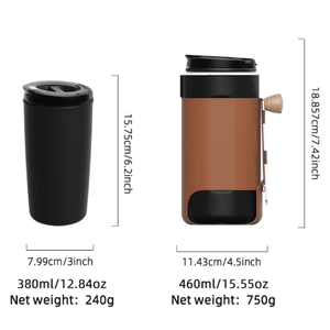 ชุดถ้วยกาแฟสแตนเลสแบบมินิมอลชุดต้มเบียร์แบบพกพาสุดหรูสำหรับใช้ในบ้านภาชนะใส่เครื่องดื่มทำโลโก้ได้ตามต้องการ - Product Image 5