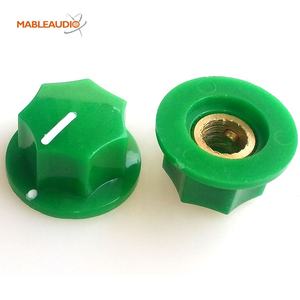 MAKP0022 20X11.5mm 9F Metal Inserir Plástico Rodada Potenciômetro Guitar Knob Acessórios Eletrônicos Essencial - Product Image 4