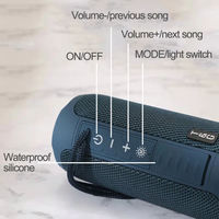Speaker Portabel Nirkabel TG227 BT 5.3 True Wireless Stereo Boombox Outdoor USB/AUX Pengisian Daya Mikrofon Internal Plastik
