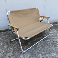 OnwaySports Outdoor Camping Pique-nique Voyage Cadre en alliage d'aluminium Siège extra large Siège double