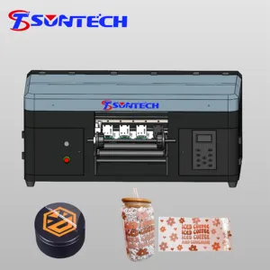 Printer transfer Dtf Desktop printer 2 in 1 rol pencetak dtf uv film ab solusi cap emas