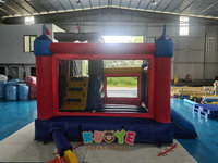 KUOYE-Château gonflable commercial de haute qualité en PVC avec toboggan et piscine à balles pour enfants