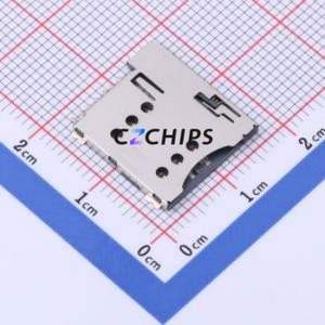 HYC14-SIM07-135B SIM Card Connector SMD Connector Self-Return Type Micro SIM Card Card Holder With Card Detection - Product Image 1