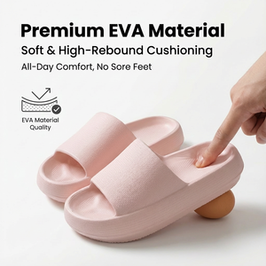 รองเท้าแตะในบ้านแบบนุ่มสบายสำหรับผู้หญิงและผู้ชาย ฤดูร้อน พื้นหนา สวมใส่สบาย ไม่ลื่น ผลิตจาก EVA เหมาะสำหรับใส่ในบ้านและสปา - Product Image 6
