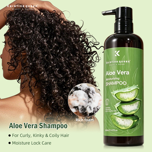 Champú Herbal con Extractos Puros de <span class=keywords><strong>Aloe</strong></span> Vera, Nutritivo para Uso Diario, Champú para Cabello Seco y Dañado, Precio al por Mayor - Product Image 1