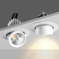 Gu 10 Led projecteur 8w variable fournisseur 24 degrés 220v aluminium chine COB LED Mini Spot 1w petits projecteurs eagloise