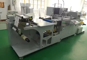 SY-320 tek renk otomatik UV serigrafi baskı makinesi