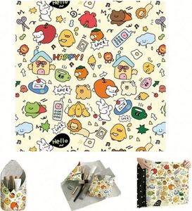 Bolsas de Maquillaje de Viaje con Diseño de Conejo, Autoadhesivas, de Tela Mágica, Resistentes a los Arañazos, Funda Protectora - Product Image 1