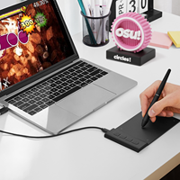 En stock tamaño pequeño 4*3 área activa VEIKK VK430 tableta de dibujo gráfico para reproductor OSU