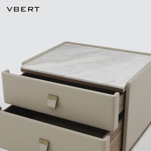 WBERT italiano minimalista sella comodino in pelle di lusso moderno Design di <span class=keywords><strong>alta</strong></span> qualità pannello in pietra di marmo lato <span class=keywords><strong>letto</strong></span> di <span class=keywords><strong>alta</strong></span> qualità - Product Image 5