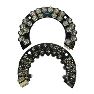 24-LEDs IR-Platine PCBA-Hersteller PCBA-Montage IR-Kameramodul Infrarot-Illuminator IR-Licht für Videokamera - Product Image 6