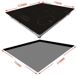 Cocina de Inducción Eléctrica Integrada Personalizada para el Hogar, con 5 Hornillas y Bloqueo Infantil - Product Image 5