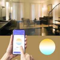Controlador de tira Led Smart Home RGBW RGB + CCT Dimmer Controller Control de música para tira de luces LED