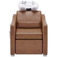 Chaise de lavage de cheveux, station de shampoing, évier et ensemble de chaise
