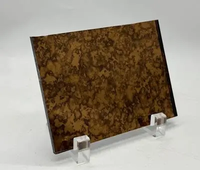 Retro Embossed Antique Luxury Style Painted Mirror Float Glass Flat Matte Surface Villa Interior Decoration Hotel Entry