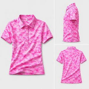 Camisetas Polo de Golf con Logotipo Personalizado, Impresión Completa, Elásticas, de Secado Rápido, Poliéster y Spandex, Camiseta Polo para Pickleball - Product Image 4