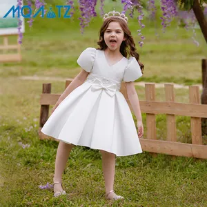 MQATZ女婴派对礼服儿童礼服婚纱小女孩花朵礼服