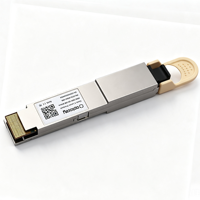Transceiver Serat Optik Optoray OTQDD-40X85-SR8 400GBASE-SR8 Kompatibel QSFP-DD Konektor DOM MPO 850nm 100m MMF Jaringan FTTH