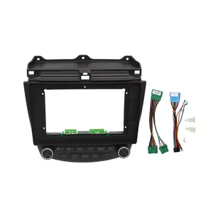 10.1 Inch Car Fascia For Honda Accord 7 2003-2007 Radio Android MP5 Player Casing Frame 2Din Head Unit Dash Cover Panel Trim Kit
