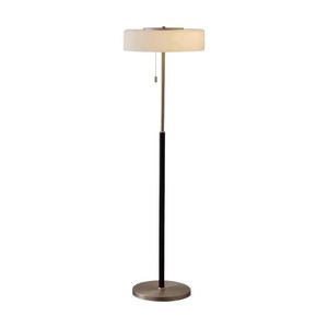 Lampadaire LED avec interrupteur, usage domestique, zone d'éclairage 10-15 m², lumière chaude, verre dépoli - Product Image 4