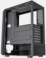 Black and White Mid Tower Pc case Pre Installed Fans Pc case Gaming support Fan 10 Rgb Fans and Water Cooler
