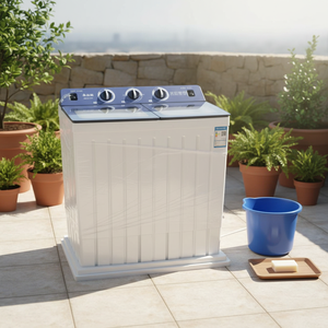Laveuse-sécheuse électrique semi-automatique Chigo >13KG à double cuve haute efficacité, <span class=keywords><strong>3ème</strong></span> génération, pour usage domestique et hôtelier - Product Image 6