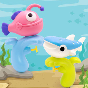 ปืนฉีดน้ำแบบใช้มือกดรูปการ์ตูนปลาของเล่นสระว่ายน้ำปาร์ตี้ชายหาดสำหรับเด็กใช้ในฤดูร้อน - Product Image 4