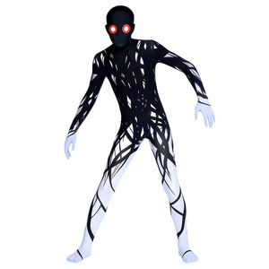<b>Red</b>-Eyed Tree Man Full Coverage <b>Bodysuit</b> Adult Unisex Zentai Costume Halloween Horror Cosplay Performance Wear - Product Image 2