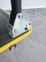 Carretilla de Mano de 4 Ruedas, Plegable, de Alta Capacidad de Carga