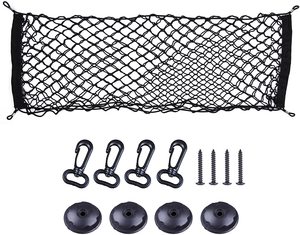 Cargo Net For Pickup Truck Bed, Universal 3-Pocket Trunk