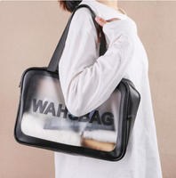 Trousse de Maquillage Transparente en PVC Grande Capacité avec Fermeture Éclair, Organisateur Cosmétique de Voyage, Trousse de Toilette pour Femmes, Rangement Beauté, Logo Personnalisé OEM